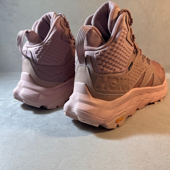 HOKA ANACAPA Mid Gore-Tex Waterproof Hiking Unisex Shoe Boot Peach Sz 13W/ 11.5M - Picture 7 of 16